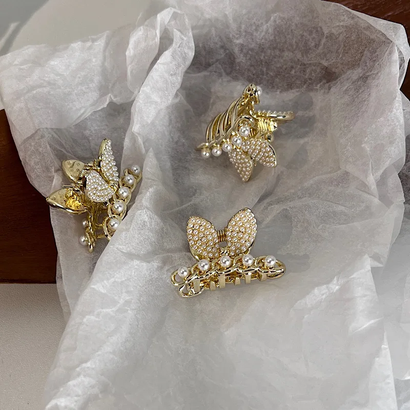 

Заколка для волос с кроличьими ушками, металлический зажим с жемчугом, маленькая заколка для волос, боковая заколка для волос, головной убор...