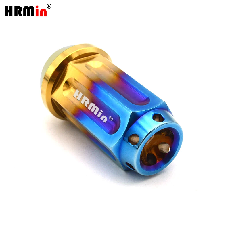 HRMin Gr5 титановые гайки Ti6Al4V гайка для колес винт обода M14x1 5x45 мм золотисто-синий Jeep