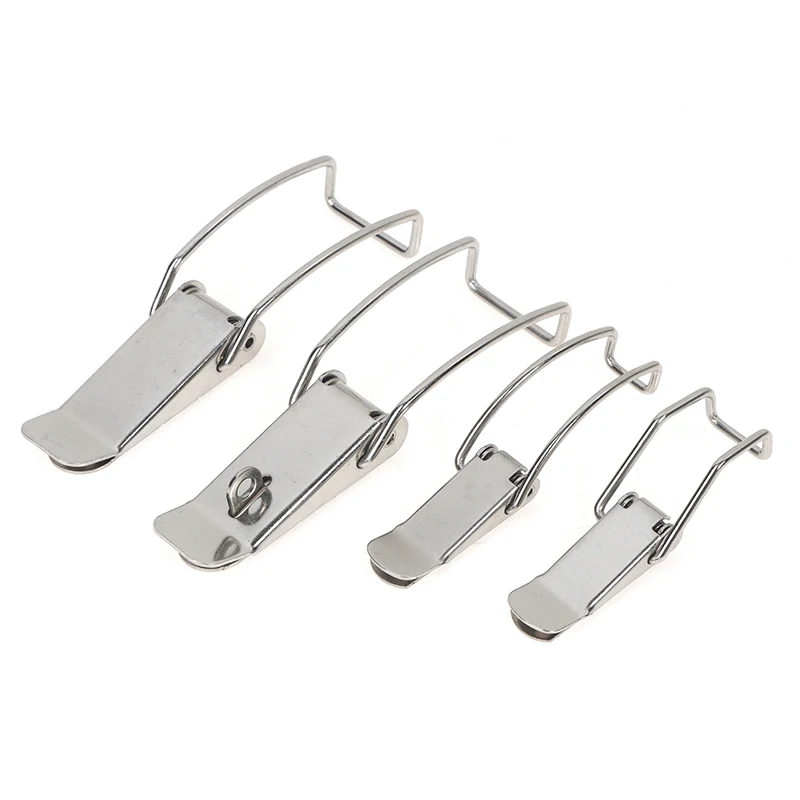 

Металлическая защелка с защелкой, блокировка металлической коробки, длинная переключаемая защелка, загруженные аксессуары