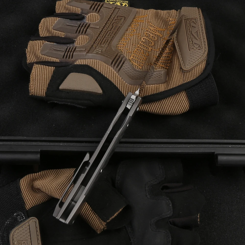 Складной нож 14C28N с лезвием из титанового сплава