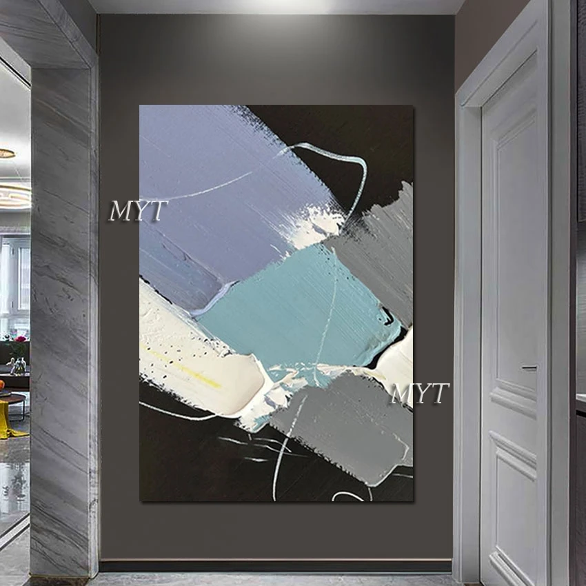 Красивая абстрактная Гора восход солнца пейзаж настенная декоративная Холст