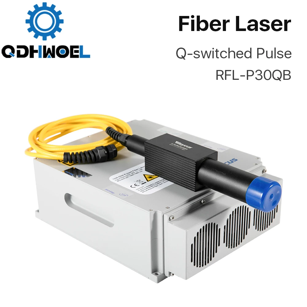 

Оригинальный импульсный оптоволоконный лазерный источник Raycus 20 Вт 30 Вт 50 Вт 1064 нм со встроенным красным светом для волоконного лазера Raycus