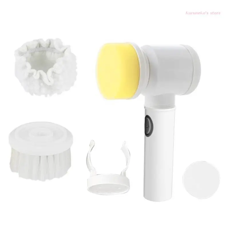 

Ручная электрическая щетка для чистки Neko, электрическая щетка для чистки, беспроводная щетка для чистки ванной комнаты, ванной комнаты, кух...