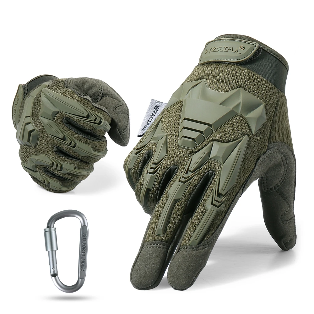 

Tactical Gloves Camo Military Army Cycling Glove Sport Climbing Paintball Shooting Hunting Riding Ski Full Finger Mittens Men