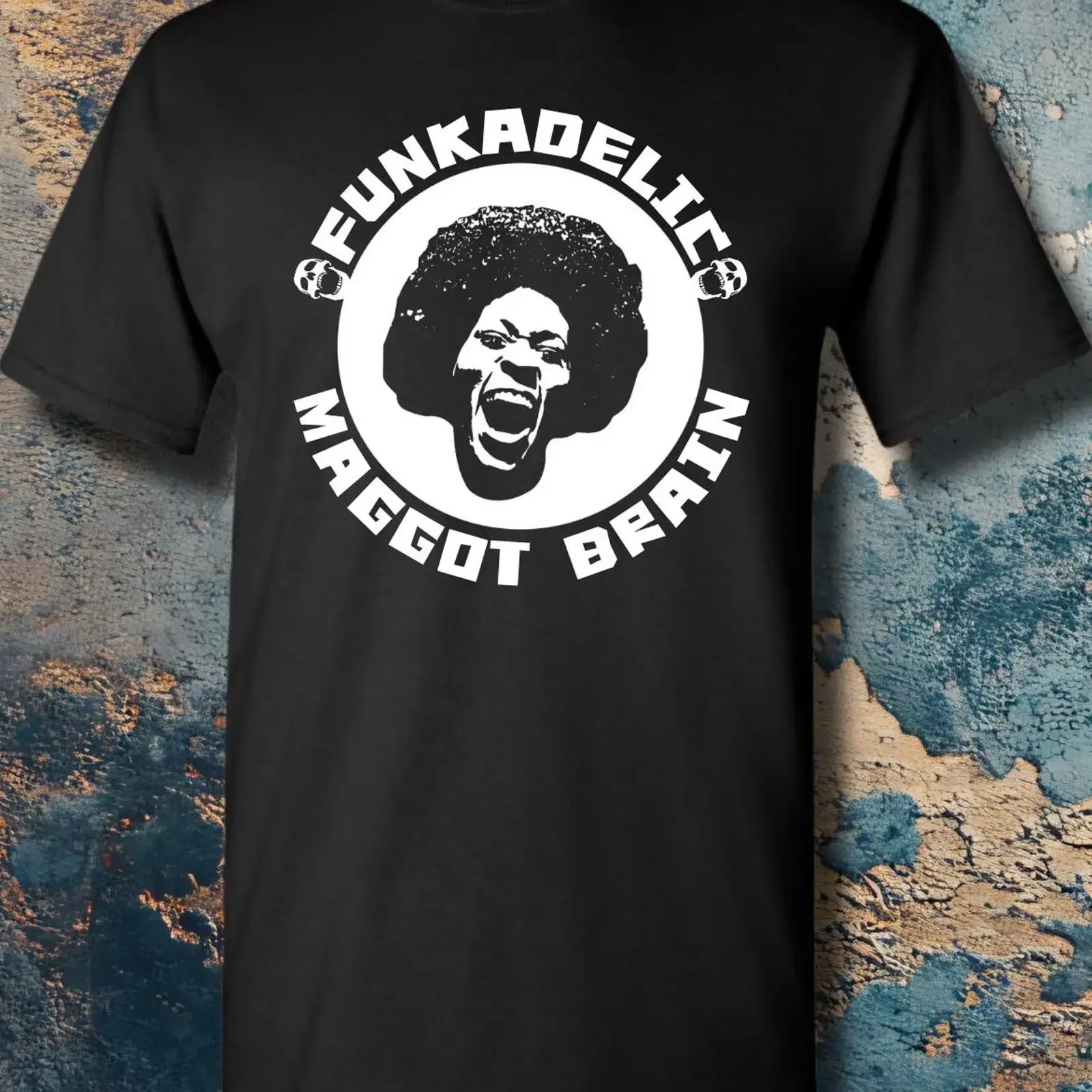 Фото Винтажная одежда Funkadelic Eddie Hazel Tribute Maggot Brain, модная, эластичная, дышащая, дизайнерская, для мужчин. №1