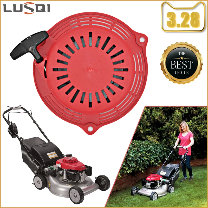 Стартер LUSQI с отдачей, бензиновый двигатель, ручная газонокосилка, аксессуары, запчасти для honda gcv160, садовые инструменты Стартер LUSQI с отдачей, бензиновый двигатель, ручная газонокосилка, аксессуары, запчасти для honda gcv160, садовые инструменты