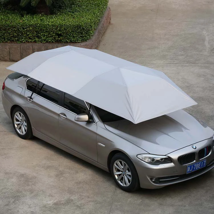 

No MOQ UV Protection 4.5*2.3M Semi-Automatic Sun Shade Car Cover Tent Umbrella