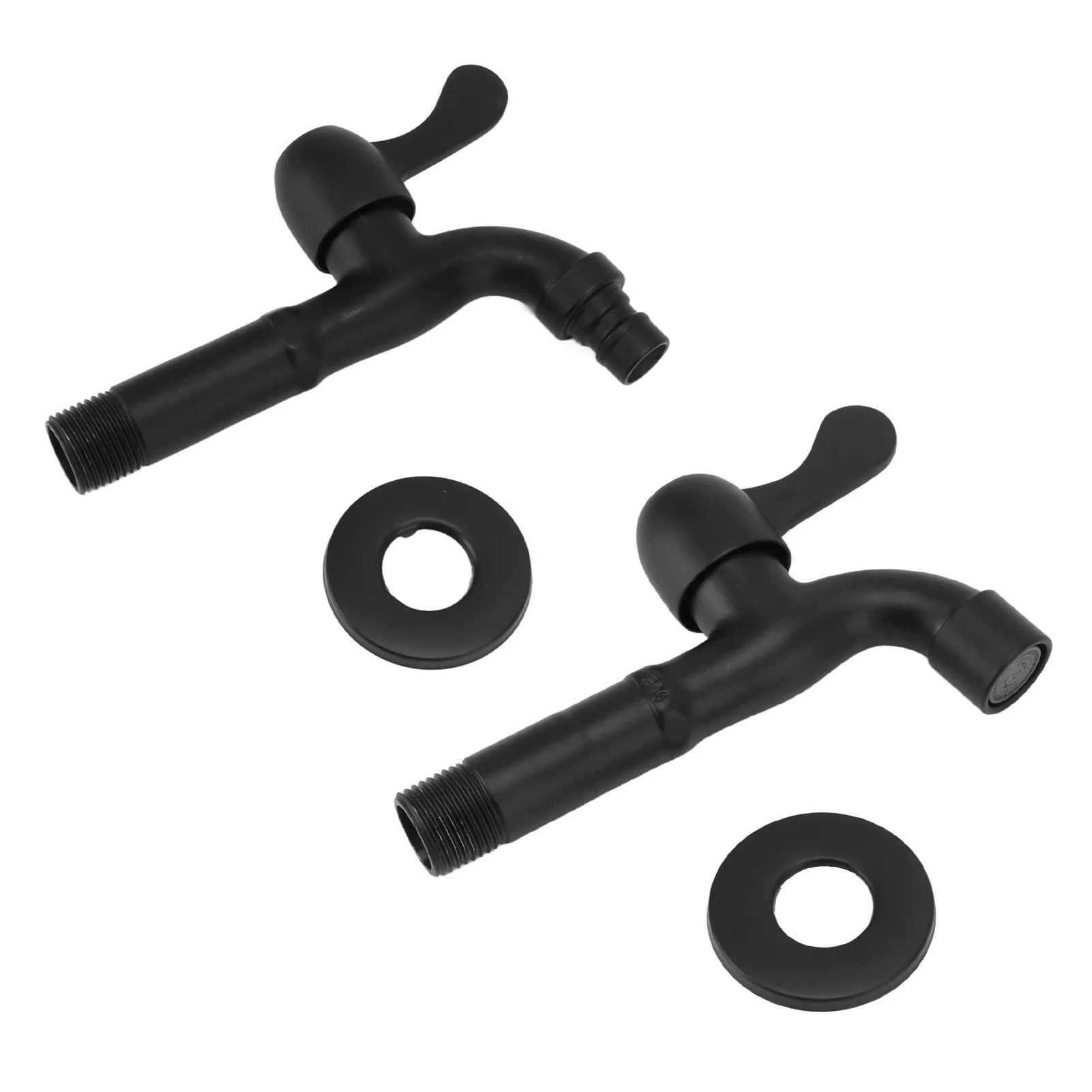 

Single Cold Water Tap Water Faucet Glossy Surface for Gardens
