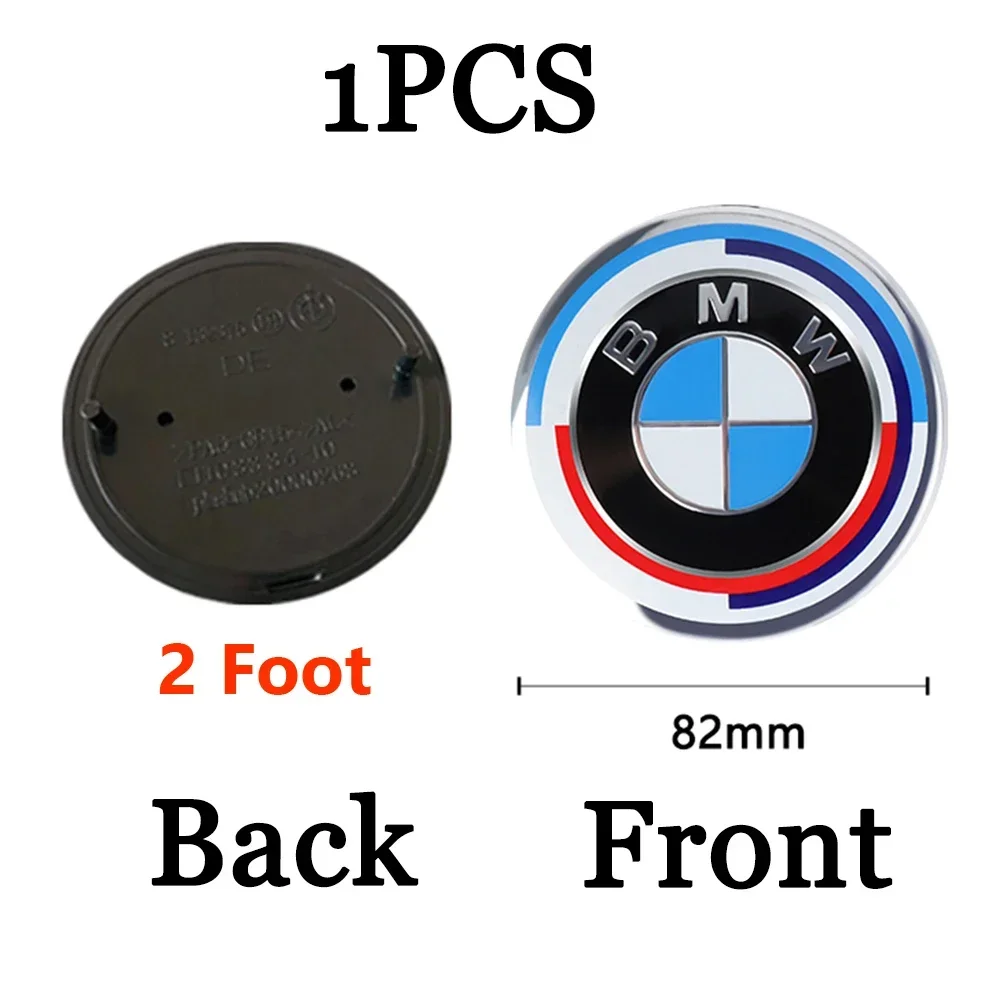 

74/82 мм автомобильный капот, передняя задняя эмблема багажника, замена значка для BMW E36 E46 E53 E90 E60 E61 E93 F10 E28 E87 X2 X6 F30 F20 M M5 M6