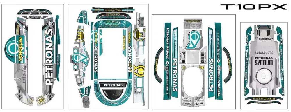 Набор Futaba 10PX стикер радио. Наклейки на пульт дистанционного управления futaba 10px