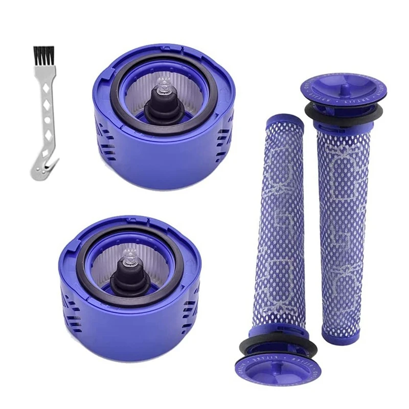 

Сменные детали, HEPA фильтр, совместимый с пылесосом Dyson V6, аксессуары, предварительный фильтр двигателя, задние фильтры