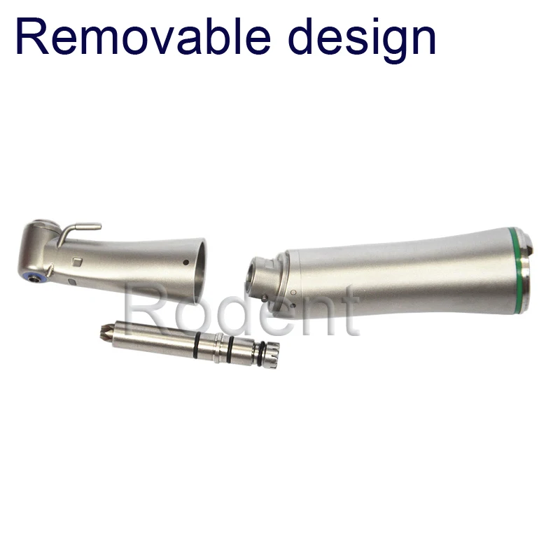 Dental Contra Angle 20:1 with Fiber Optic Implant Surgery Low Speed Handpiece Air Turbine Odontologia Dentist NSK Ti-Max