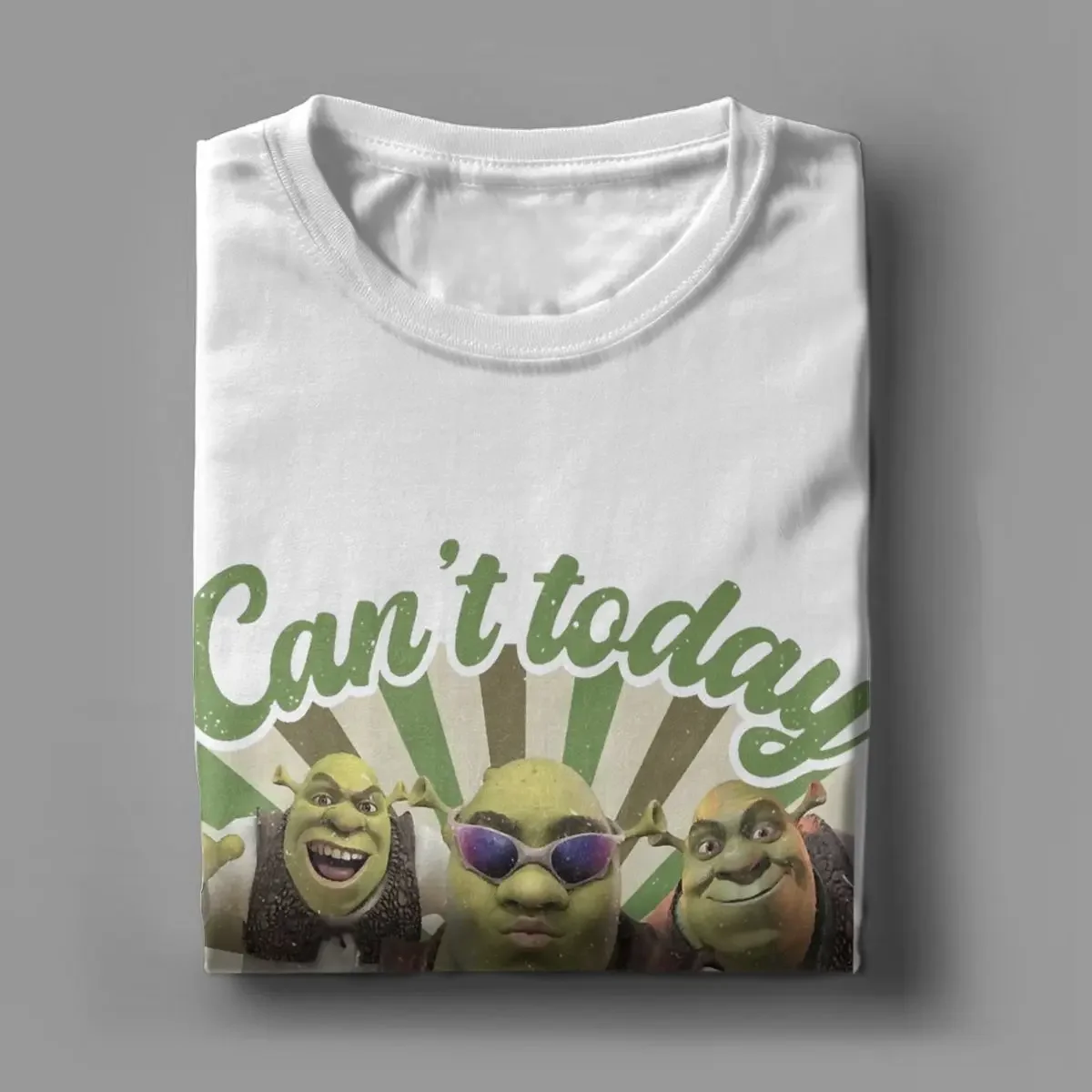 Мужская хлопковая футболка с коротким рукавом круглым вырезом и надписью I'm