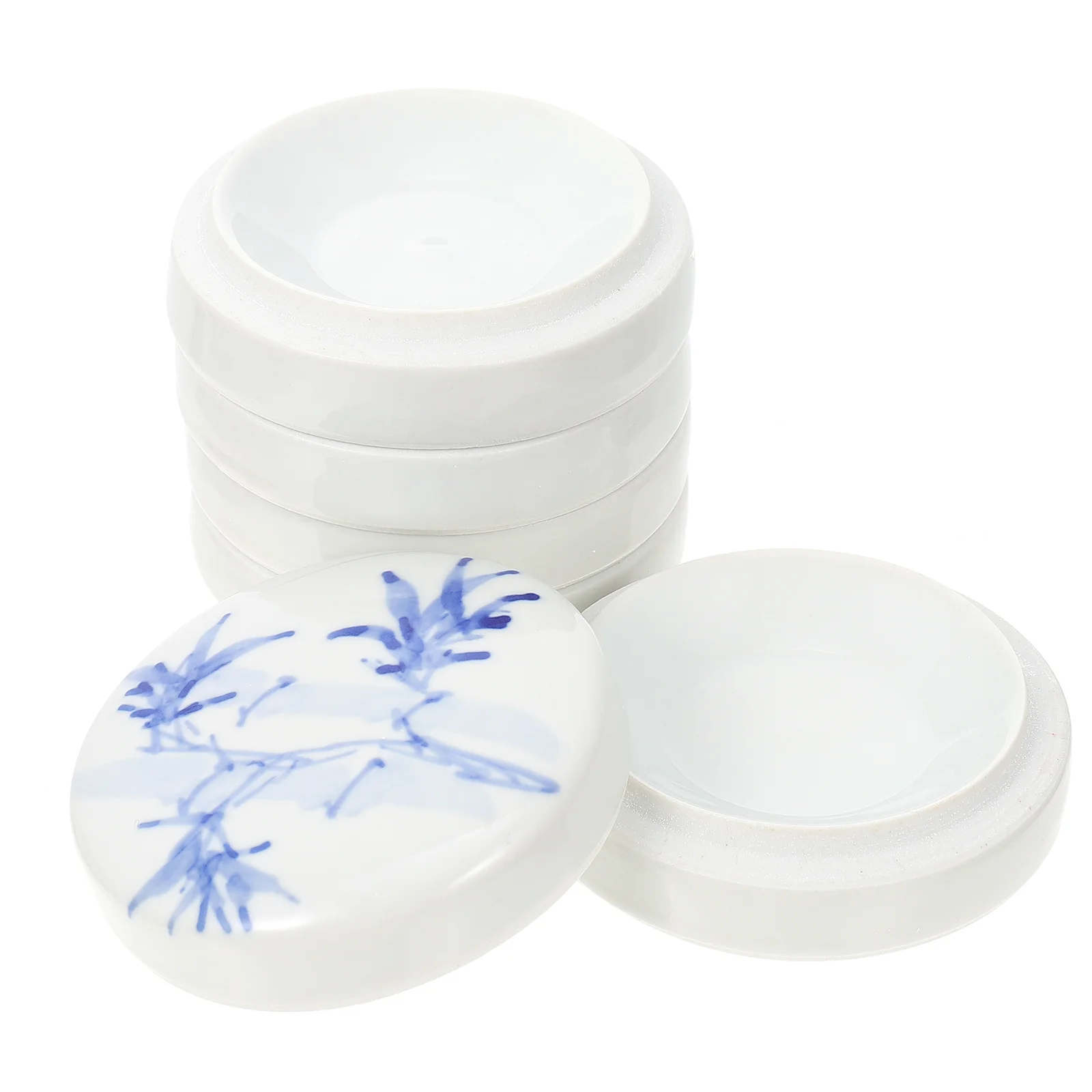 

Tray Watercolorceramicpigment Painting Dish Mixing Chinese Plate Trayscolor Stacking Sauce Artist Tool Stackable Calligraphy Ink