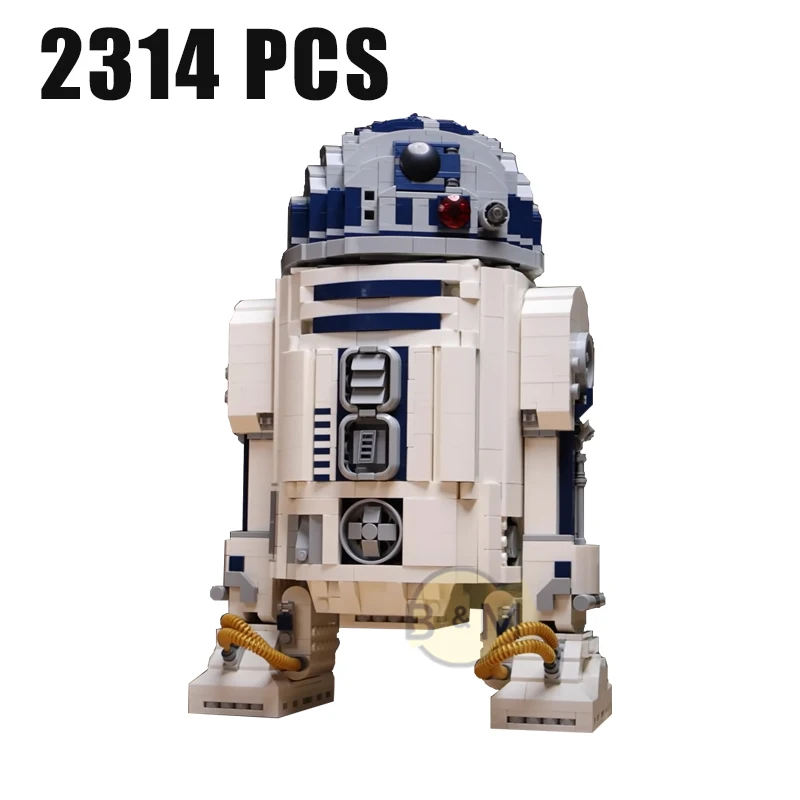 Новинка модель конструктора Space Wars R2D2 BB8 из 2314 деталей самоблокирующиеся Кирпичи