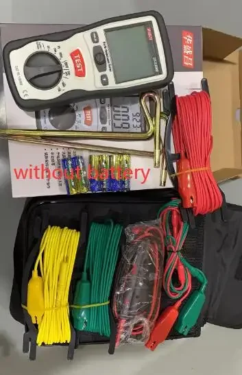 Цифровой тестер сопротивления изоляции Megohmmeter измеритель заземления