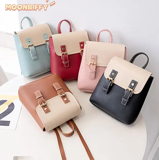 

Женский рюкзак из искусственной кожи, многофункциональные маленькие сумки, сумка для покупок через плечо, сумка для телефона, сумки для жен...