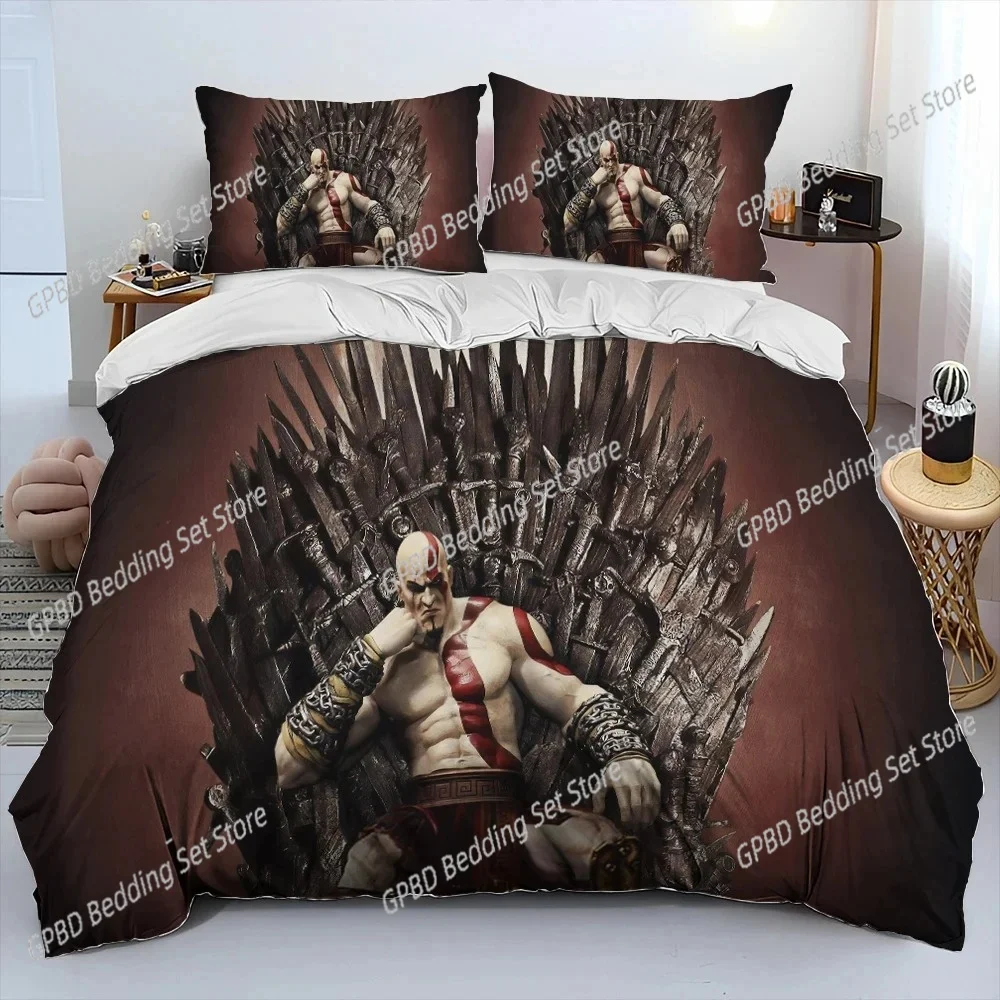 Комплект постельного белья Game God of War Кратос пододеяльник комплект наволочка