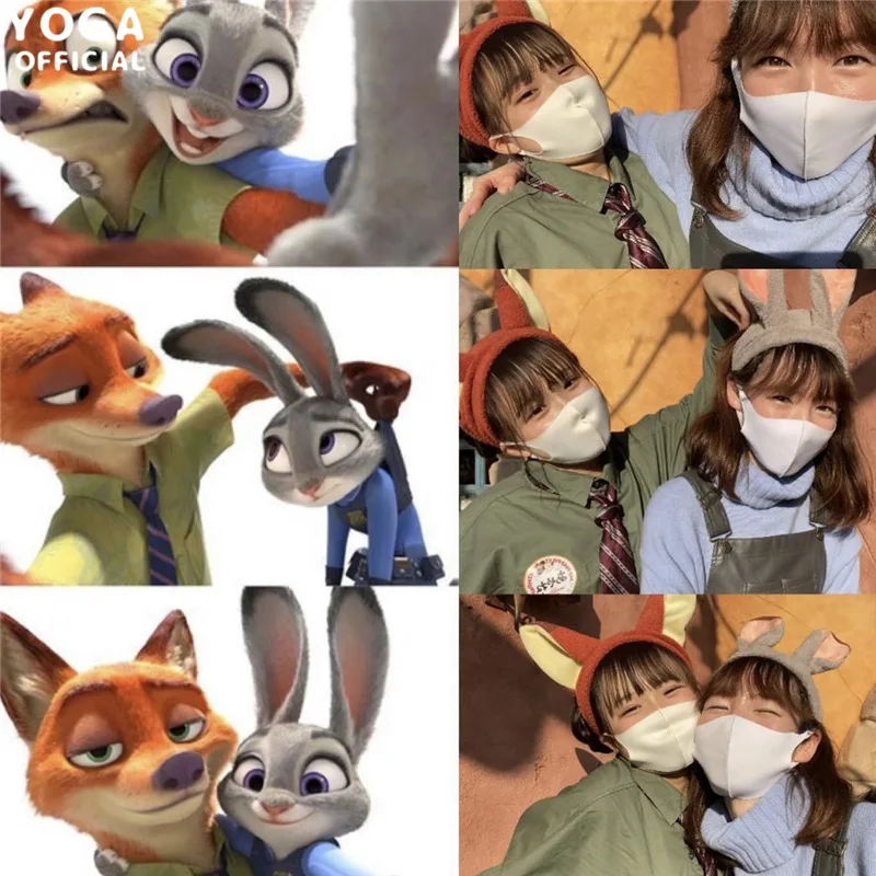 Аксессуары для фотографий зверополис Ник Judy красивая пушистая повязка на голову