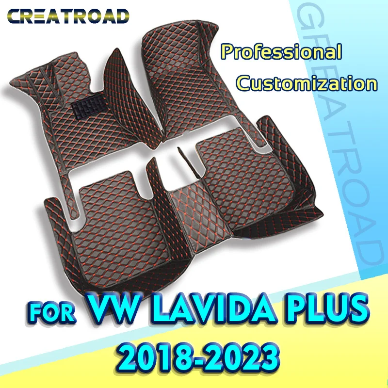 

Car Floor Mats For VW Volkswagen Lavida Plus 2018 2019 2020 2021 2022 2023 Auto Foot Pads Carpet Cover Interior Accessories