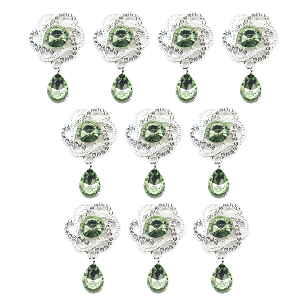 

10 Pieces Flower Jewelry Findings Portable Stylish Fashionable Pendant