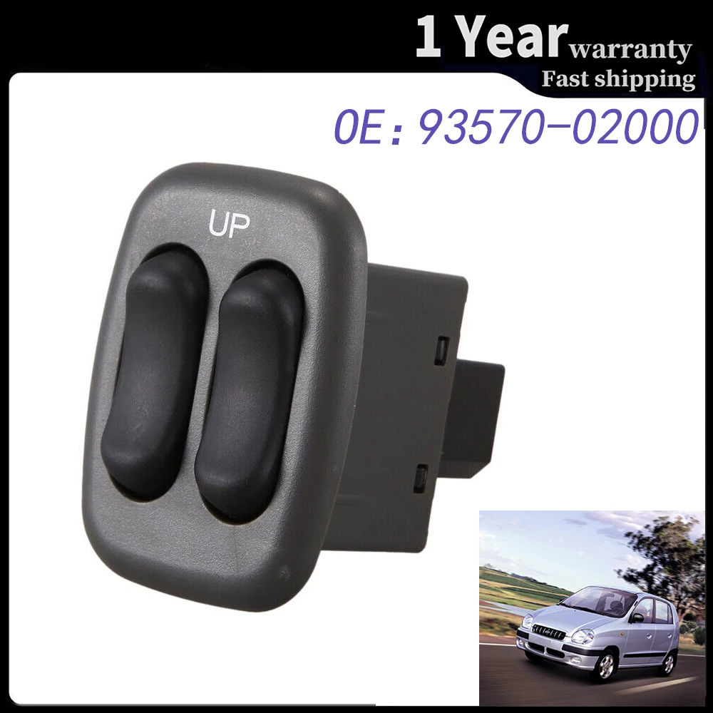 

Переключатель Стеклоподъемника для Hyundai Atos 1998, 1999, 2000, 2001, 2002 с электрическим питанием, кнопка управления, прямая замена, 93570-02000, 9357002000