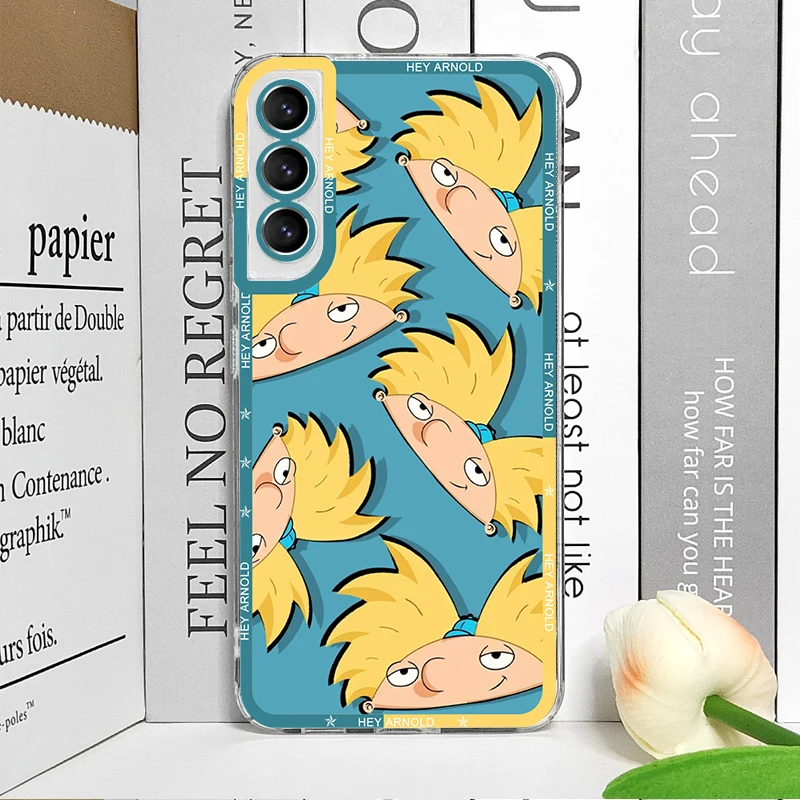 Чехол для телефона Hey A_Arnolds Helga с героями мультфильмов Samsung Galaxy S22 S23 S24 S20 Plus Ultra S21 FE