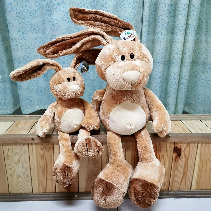 

Long Ear Rabbit nice plush toy stuffed doll cartoon animal bunny baby bedtime story friend birthday gift Christmas present 1pc