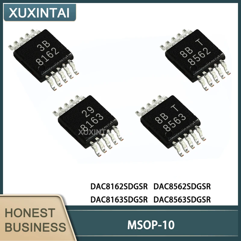 

5 шт./лот DAC8162SDGSR DAC8562SDGSR DAC8163SDGSR DAC8563SDGSR DAC8 MSOP-10