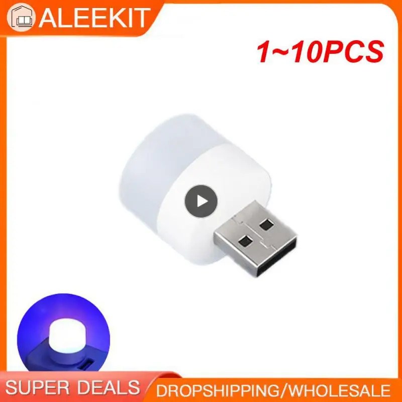 

1~10PCS Portable USB 5V LED Reading Lamp Mini Book Light Foldable Camping Night Lights Table Lamps For Power Bank