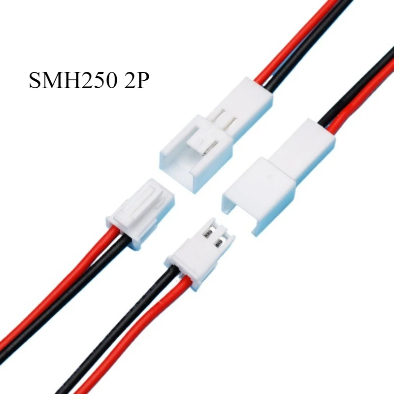 

10/30 пар SMH250-2P SMP250 2-контактный 26AWG «папа-мама» 10 см 20 см проводный соединительный кабель