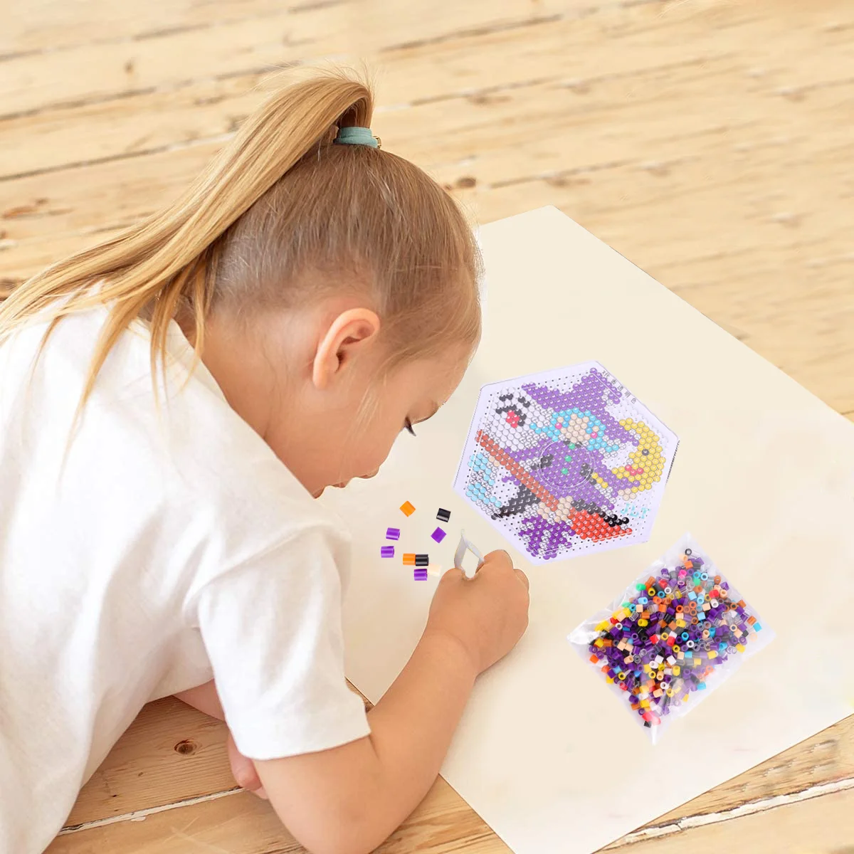 

Beads Bead Diy Craftmakingacrylic Heart Hair Braids Pastel Crafts Themed Rainbow Bracelet Suppliesassorted Kids Colors Fuse Star