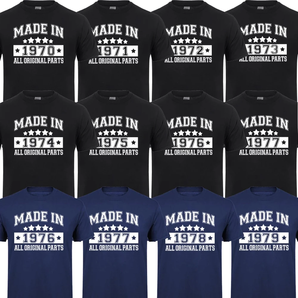 Футболка мужская хлопковая с коротким рукавом и графическим принтом, 1970-1979