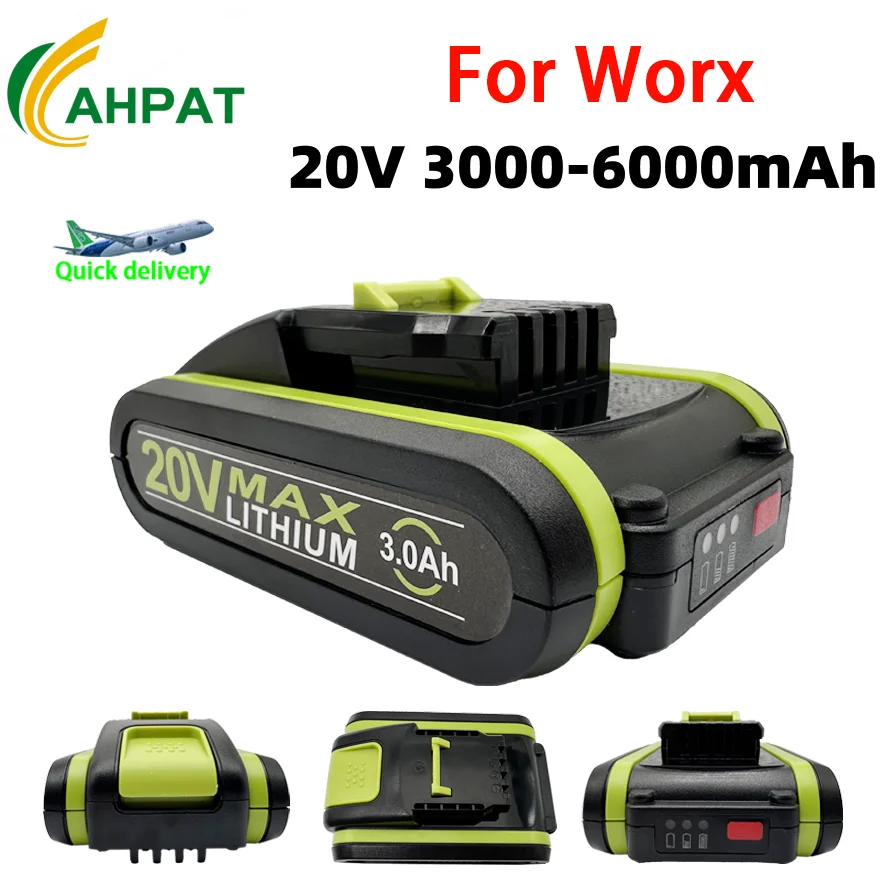 Литий-ионная сменная аккумуляторная батарея для электроинструмента Worx WA3551 WX390