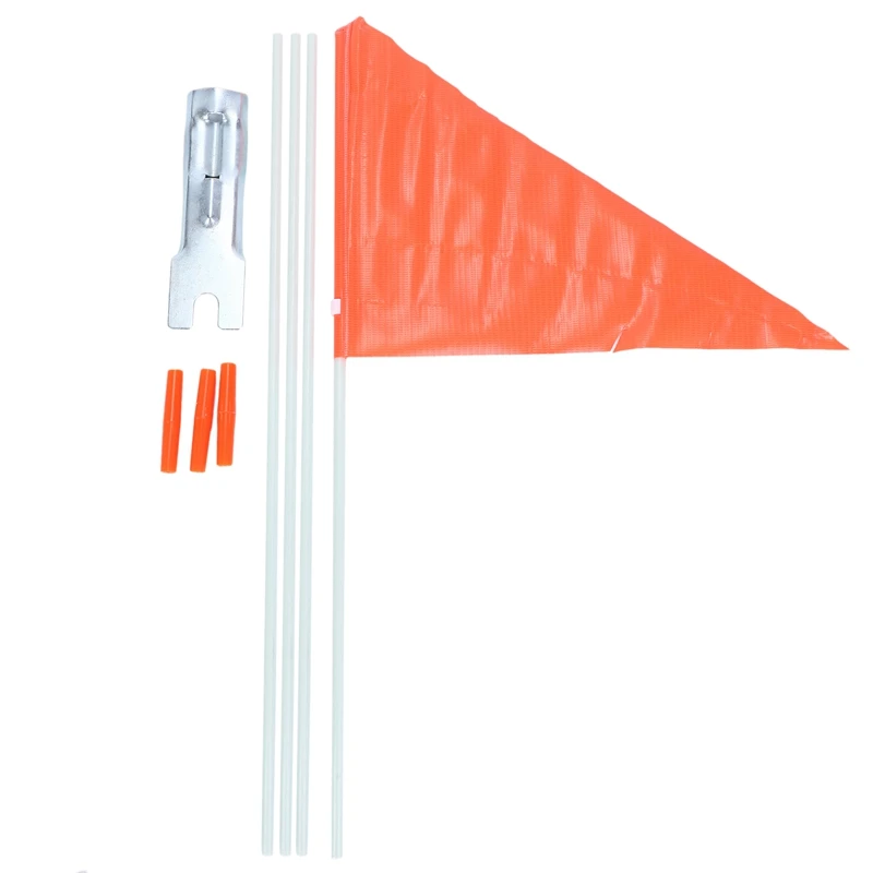 

Safety Flag With Pole,6 Foot Adjustable High Visibility Bike Flag, Brightly Colored Waterproof Safety Flag For Kids Bike