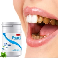 white tooth whitening powder fresh mouth breath clean oral hygiene whiten teeth remove plaque stains dental care tool toothpaste