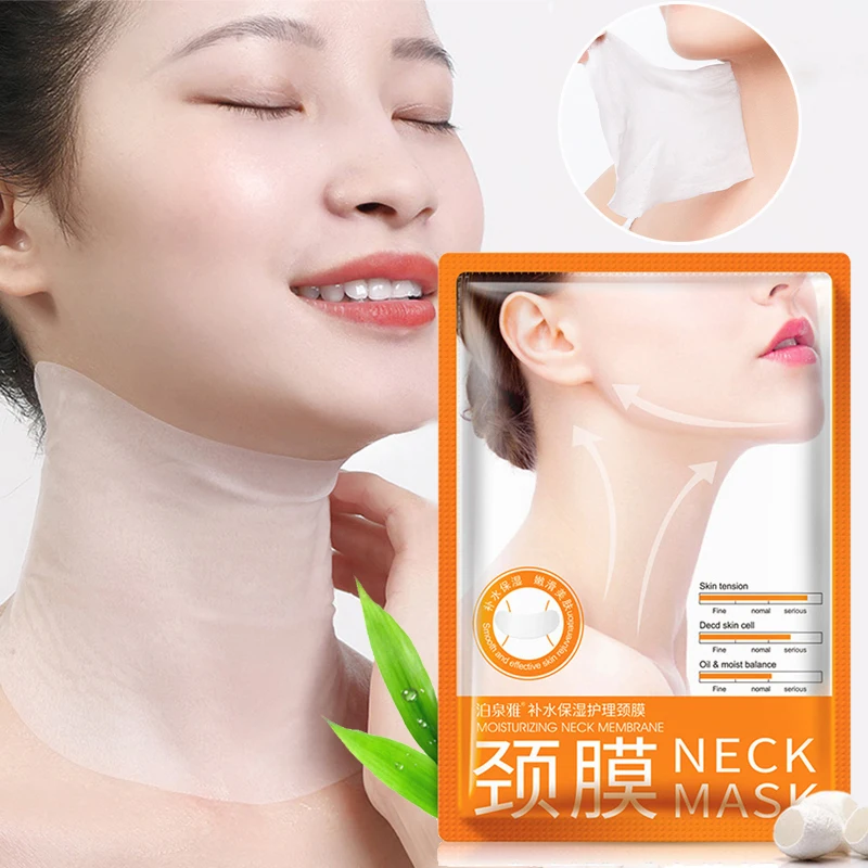 

BIOAQUA Neck Mask Anti-wrinkle Tightening Acid Collagen Moisturizing Nourishing Remove Neck Mask Wrinkles Neck Skin Care 1pcs