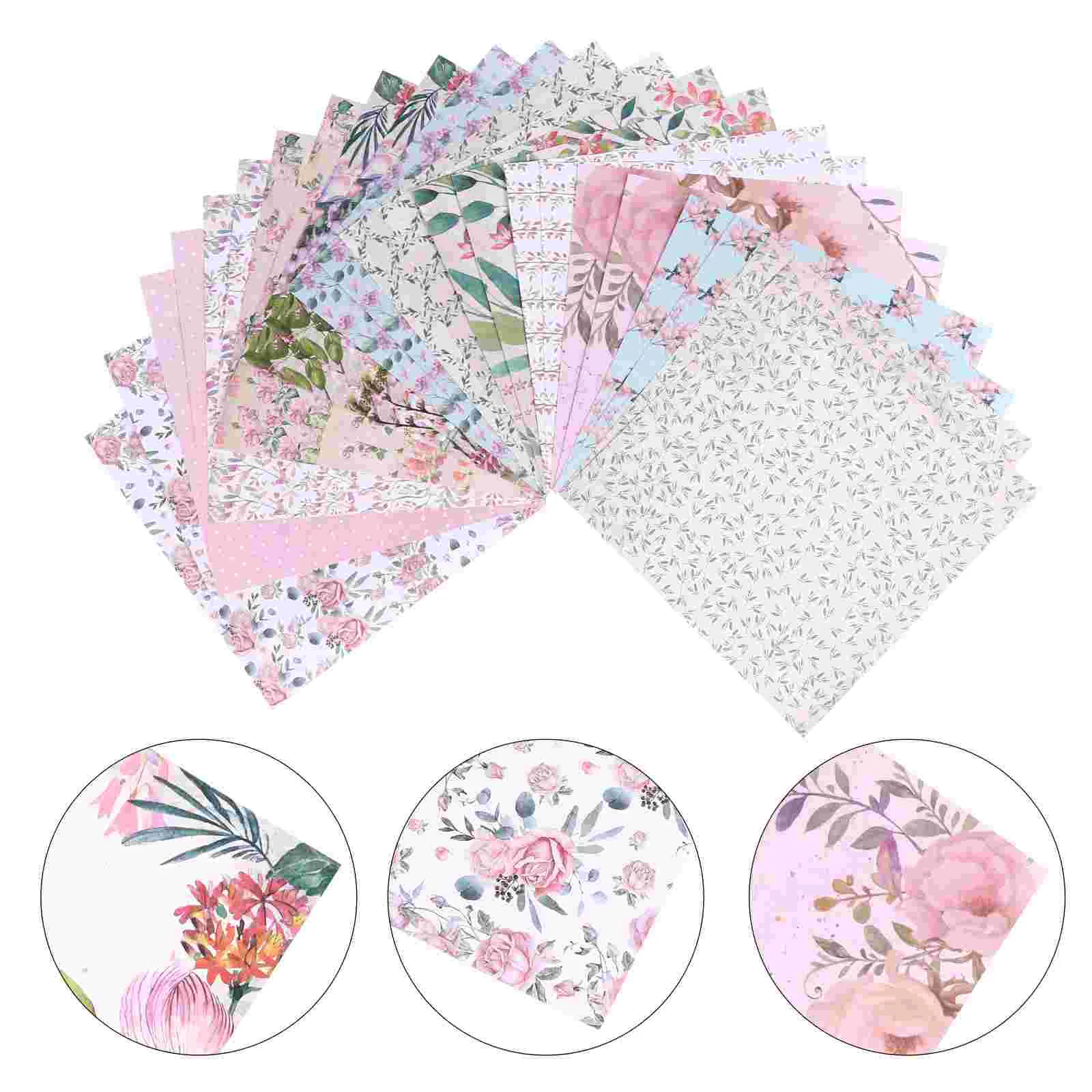 

DIY Pattern Sticker Cardstock One Side Prints Pretty Paper Scrapbook Stuff