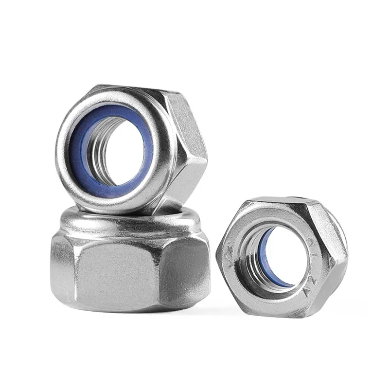 1-20 шт. шестигранная гайка из нержавеющей стали и нейлона