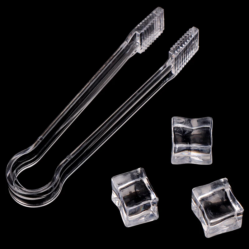 

16cm Useful Ice Tongs Plastic Clip Food Salad Wedding Party Bar KTV Buffet Sweet Bread Cake Clip