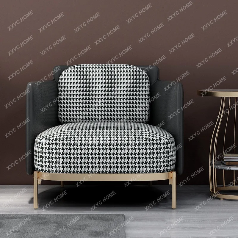 Скандинавский стиль одинарный двойной тканевый диван отдел продаж стол для