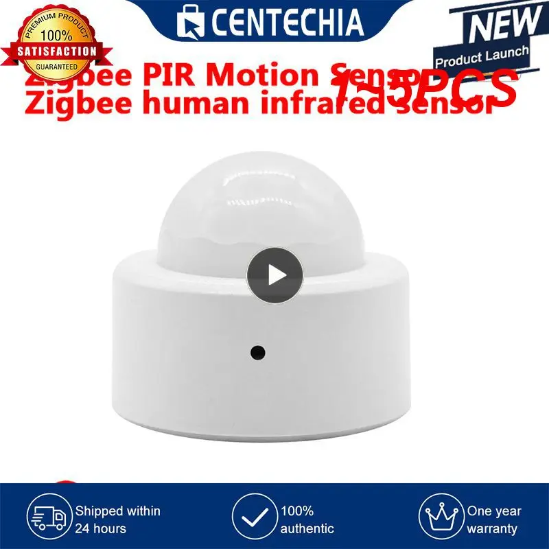 

Датчик движения Tuya Zigbee с пассивным ИК датчиком движения, беспроводной инфракрасный датчик для умного дома, работает с Alexa, 1 ~ 5 шт.