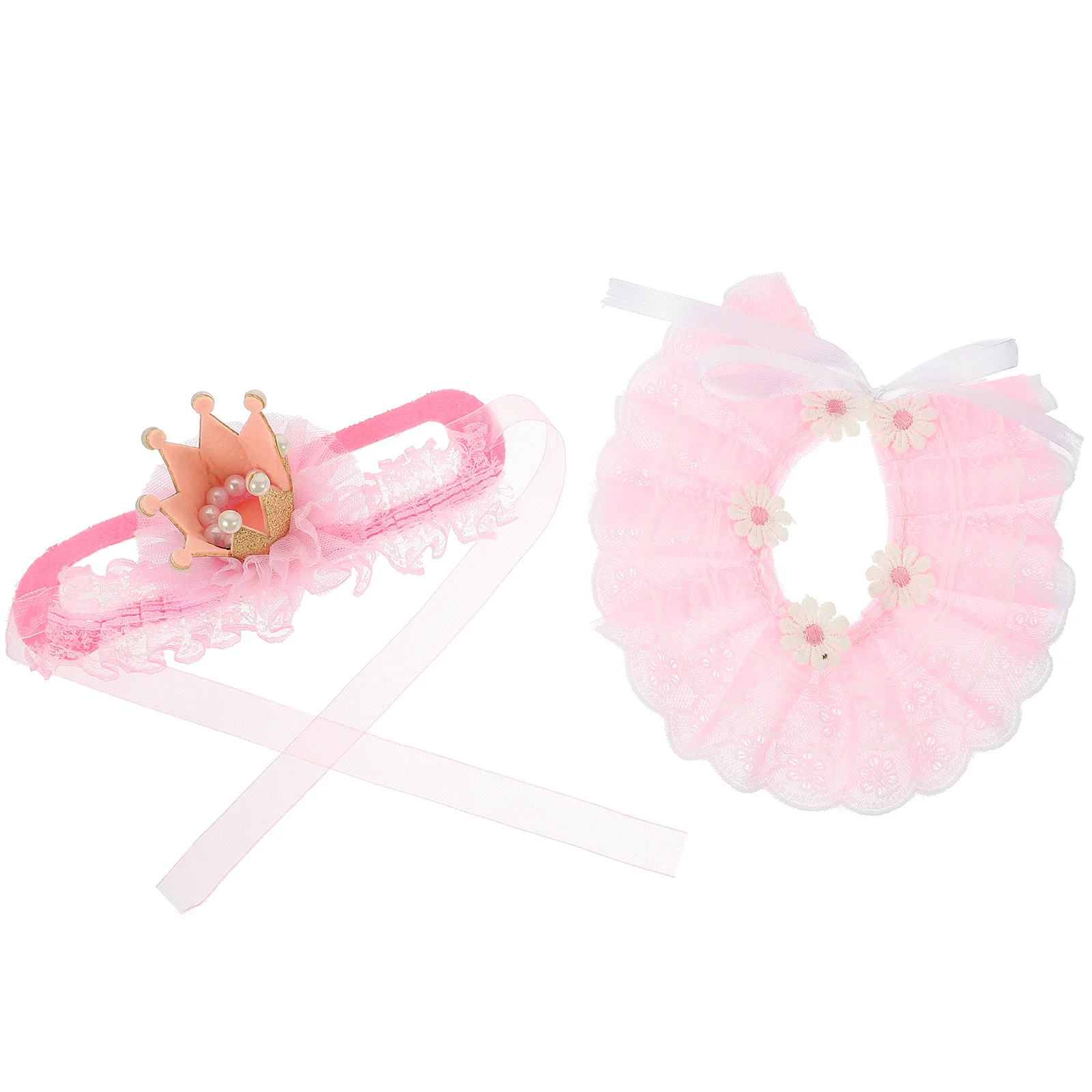 

1 комплект, декоративный изящный кружевной ошейник для собак, персонализированный кружевной ошейник для кошек, украшение для одежды