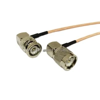 new tnc male plug right angle switch bnc male right angle jumper cable rg316 wholesale fast ship 15cm 6 adapter
