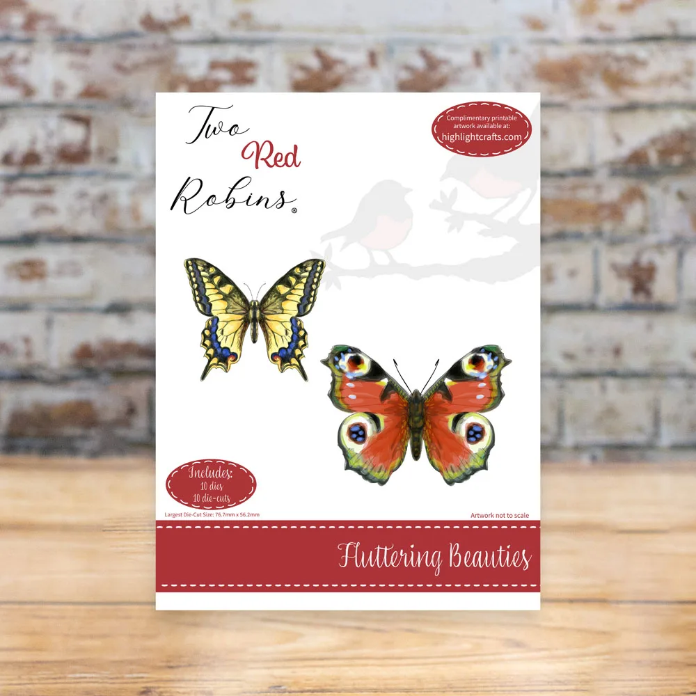 

Fluttering Beauties Die SetMetal Cutting Dies Scrapbook Diary Decoration Stencil Embossing Template DIY Greeting Card Handmade