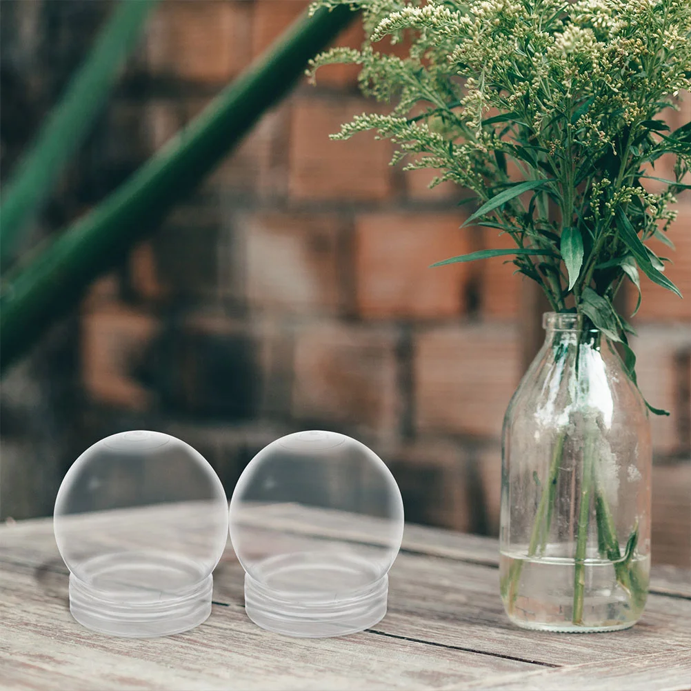 DIY снежный шар в комплекте многоразовые шарики для девочек Прозрачная Круглая