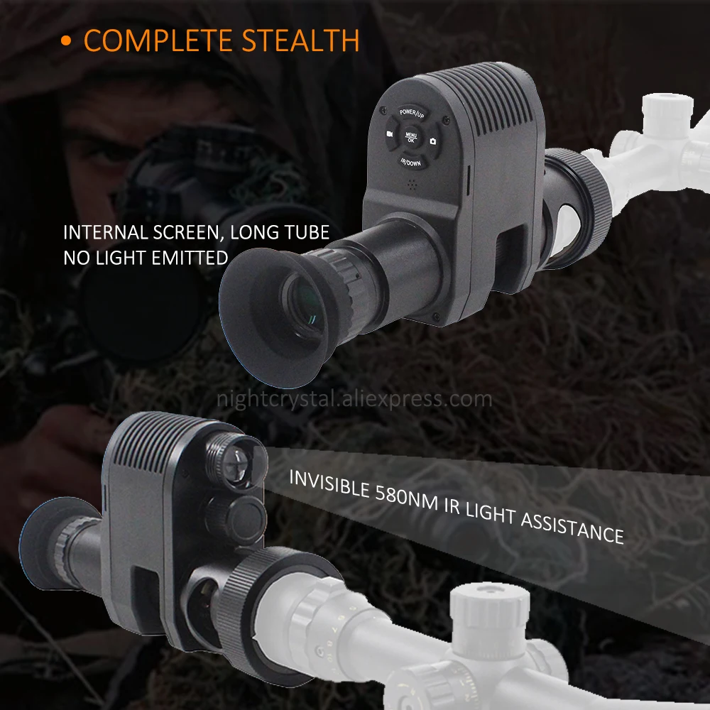 Охотничий цифровой прицел для винтовки дневного и ночного видения Монокуляр