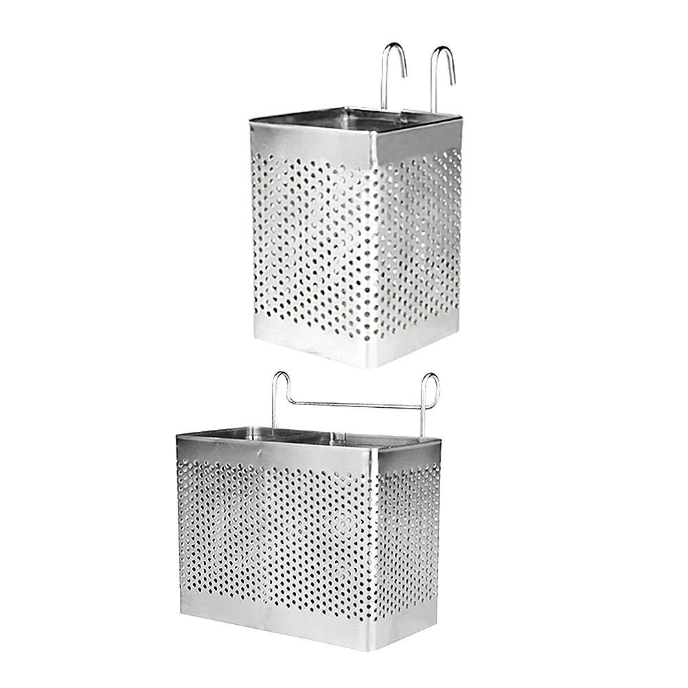 

Utensil Drainer Drying Rack Chopstick Holder Stainless Steel Basket Organizer Hanging Cutleryhooks Tableware