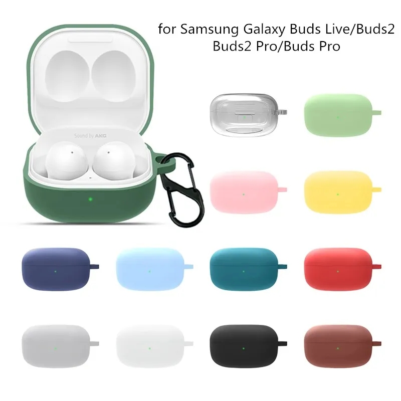 

Силиконовый чехол для Samsung Galaxy Buds Live Buds2 Buds Pro, чехол funda galaxy buds2, аксессуары для наушников Galaxy buds2 Pro