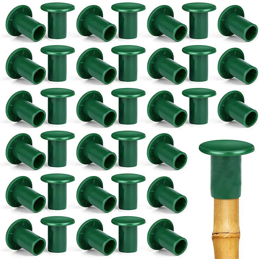 

36pcs Bamboo Stake Cover Garden Bamboo Topper Protectors For Bamboo Sticks Plant Stake Farm Plant Support Rod Accessories